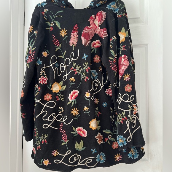 Rana Embroidered Hooded Sweater - Picture 2 of 6